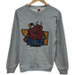 Vintage Y2K Billings Bulls Hockey Crewneck Sweater Size Small