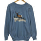 Vintage 80's Montana Elk Nature Crewneck Sweater Size Large