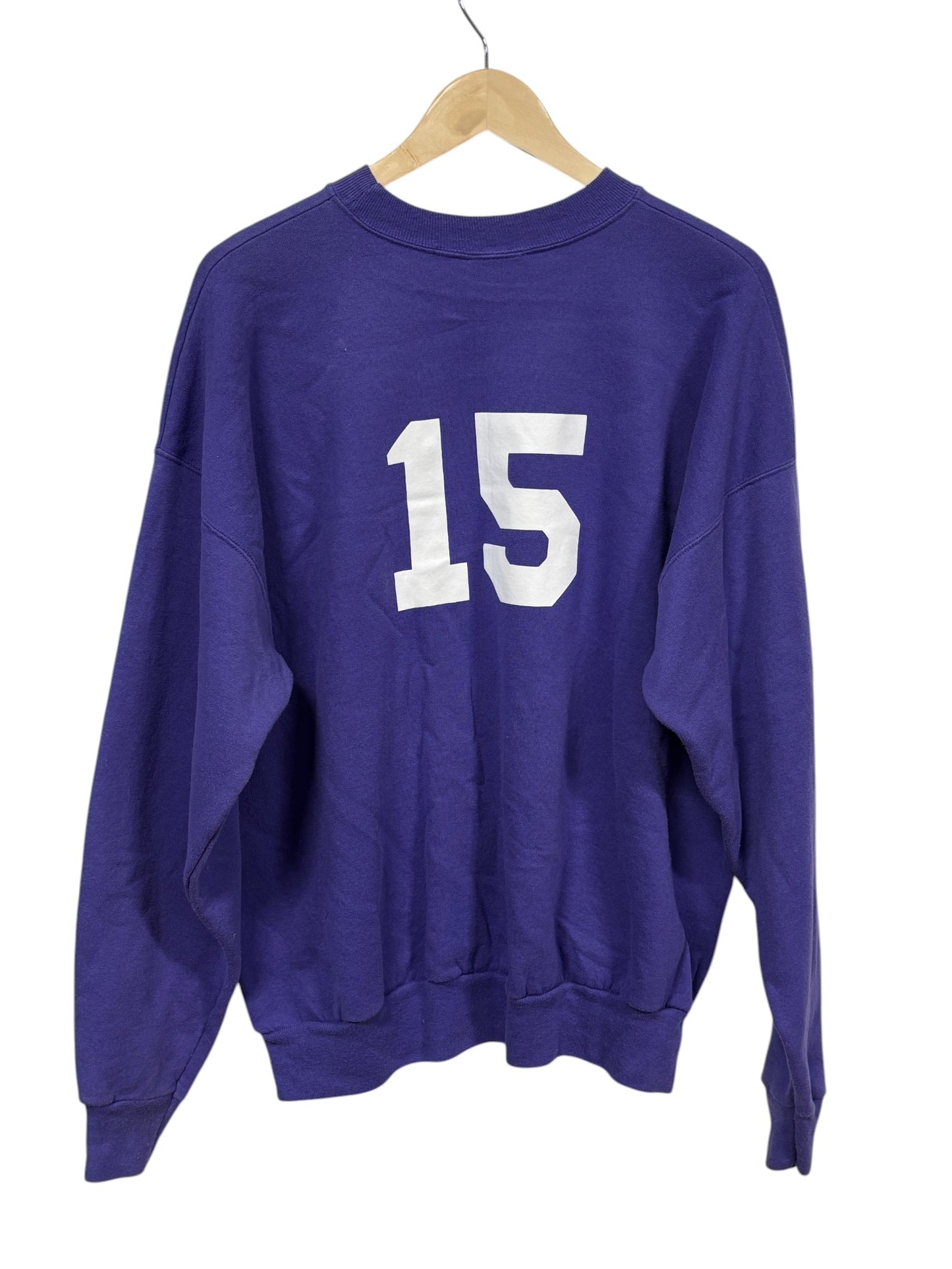 Vintage Y2K Heights National Billings Baseball Little League Sweater Size XL