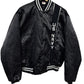 Vintage 80's US Navy Black Bomber Jacket Size XL