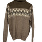 Vintage Nanook Virgin Wool Knit Full Zip Sweater Size Large