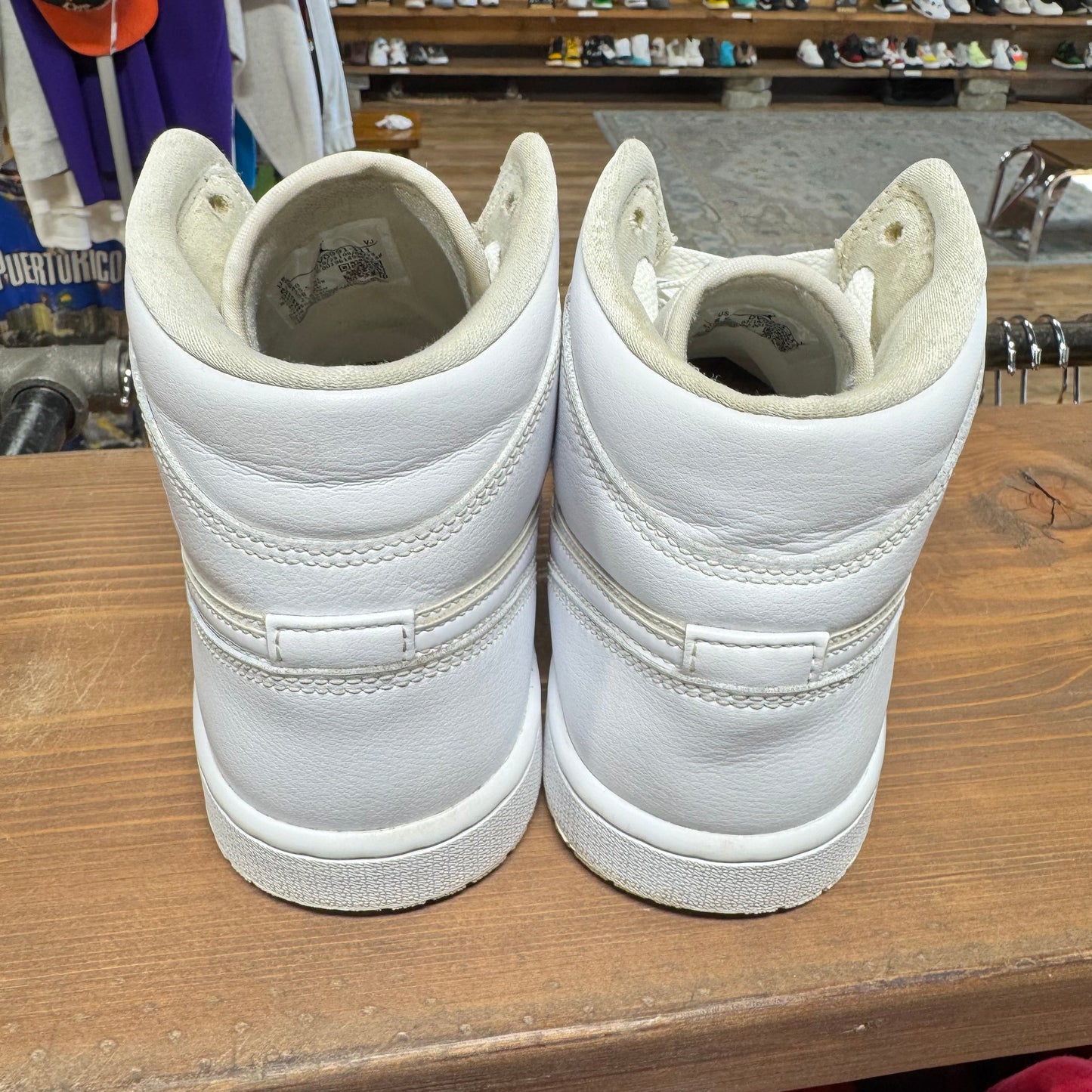 Jordan 1 Mid 'Triple White' Size 8.5W/7M
