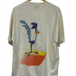 Vintage 90's Looney Tunes Wile E Coyote Roadrunner Cartoon Tee Size XL