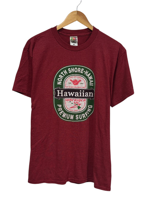 Vintage 90's Hawaiian Premium Surfing Heineken Logo Tee Size Large