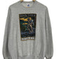 Vintage 90's Hook Line Thinker Art Fishing Graphic Sweater Size XL
