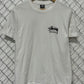 Stussy International White Streetwear Tee Size Medium