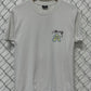 Stussy Hawaiian Flower Streetwear White Tee Size Medium