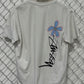 Stussy Hawaiian Flower Streetwear White Tee Size Medium