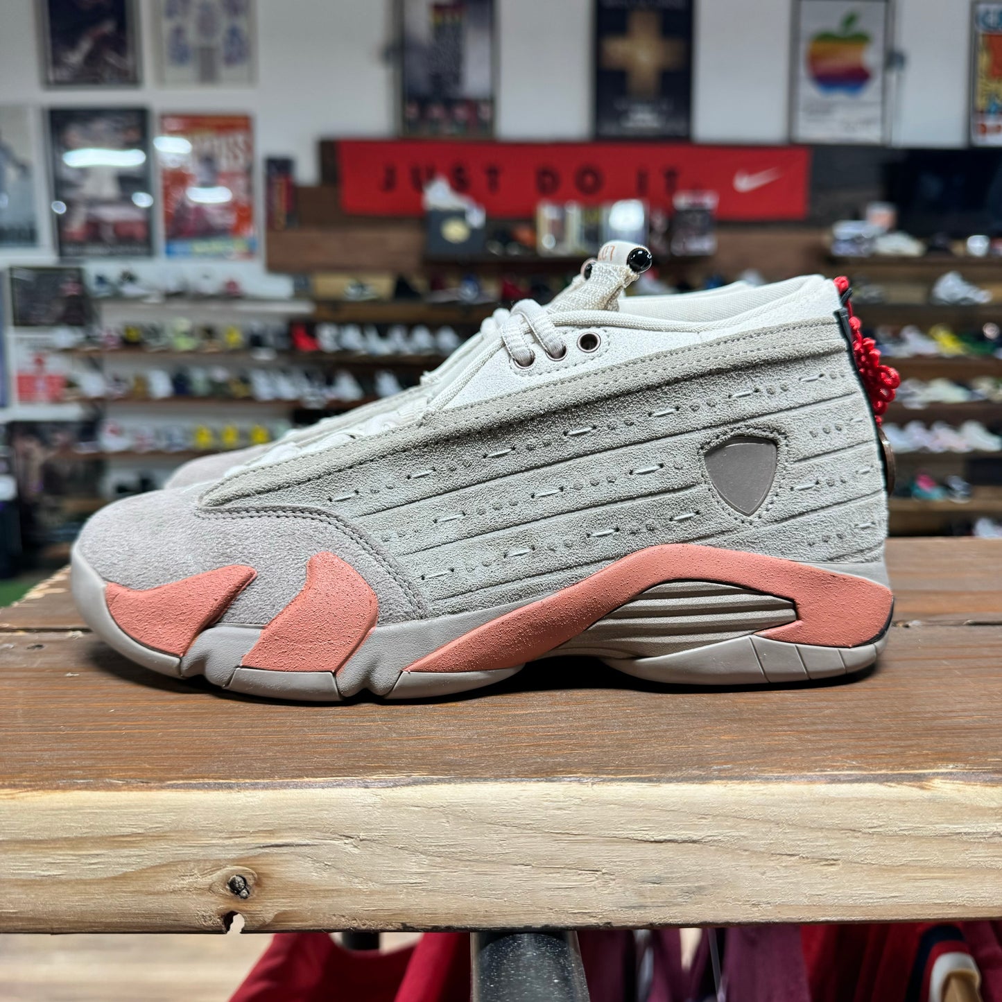 Jordan 14 Low 'CLOT Terracotta' Size 5.5