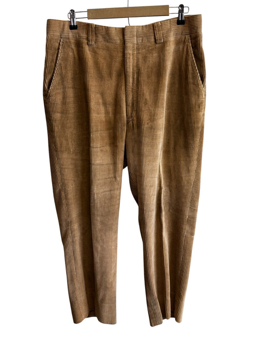 Vintage 60's Abercrombie and Fitch Brown Corduroy Pants Size 36x26