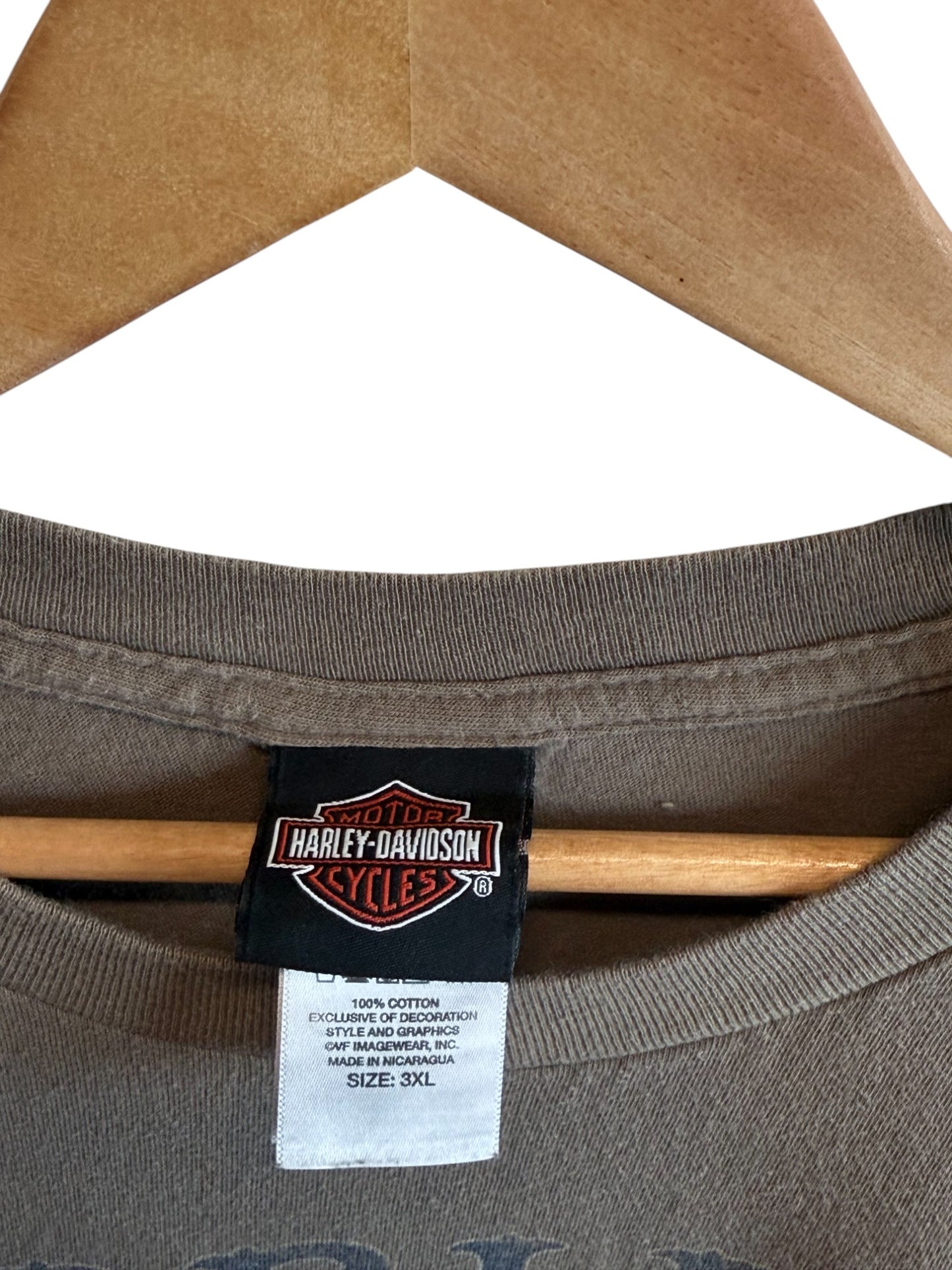 Harley Davidson Lynchburg Tennessee Biker Graphic Tee Size 3XL