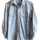 Vintage Carhartt Pearl Snap Button Up Western Shirt Size Large