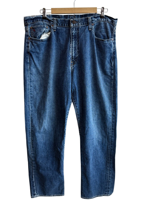 Vintage Y2K Polo Ralph Lauren Dark Wash Denim Jeans Size 38x32