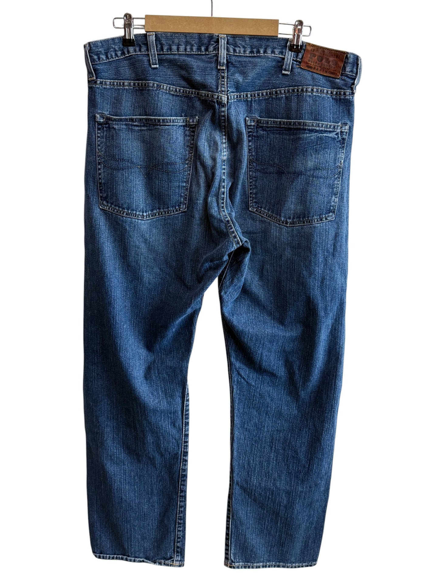 Vintage Y2K Polo Ralph Lauren Dark Wash Denim Jeans Size 38x32