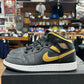 Jordan 1 Mid 'Black Metallic Gold' Size 7Y
