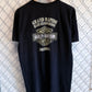 Vintage Harley Davidson Michigan Biker Babe Graphic Tee Size Large
