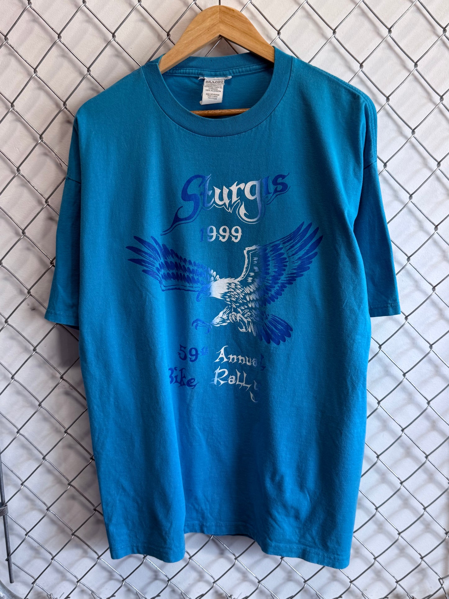 Vintage 1999 Sturgis Harley Davidson Bike Rally Eagle Tee Size XL