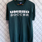 Vintage 90's Umbro Soccer Authentic Since 1924 Tee Size Large