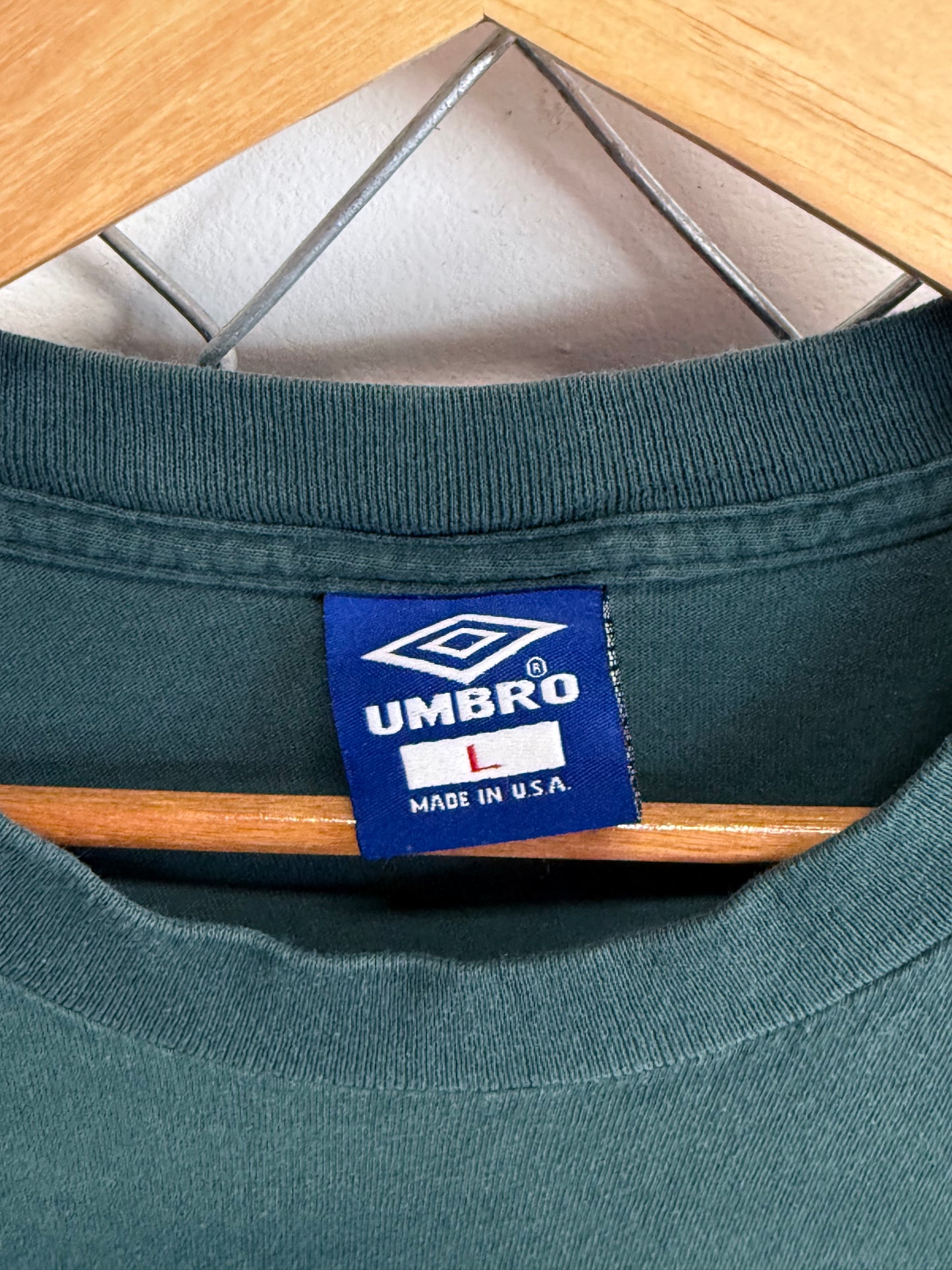 Vintage 90's Umbro Soccer Authentic Since 1924 Tee Size Large