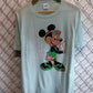 Vintage 90's Disney Mickey Mouse Connecticut Cartoon Tee Size XL