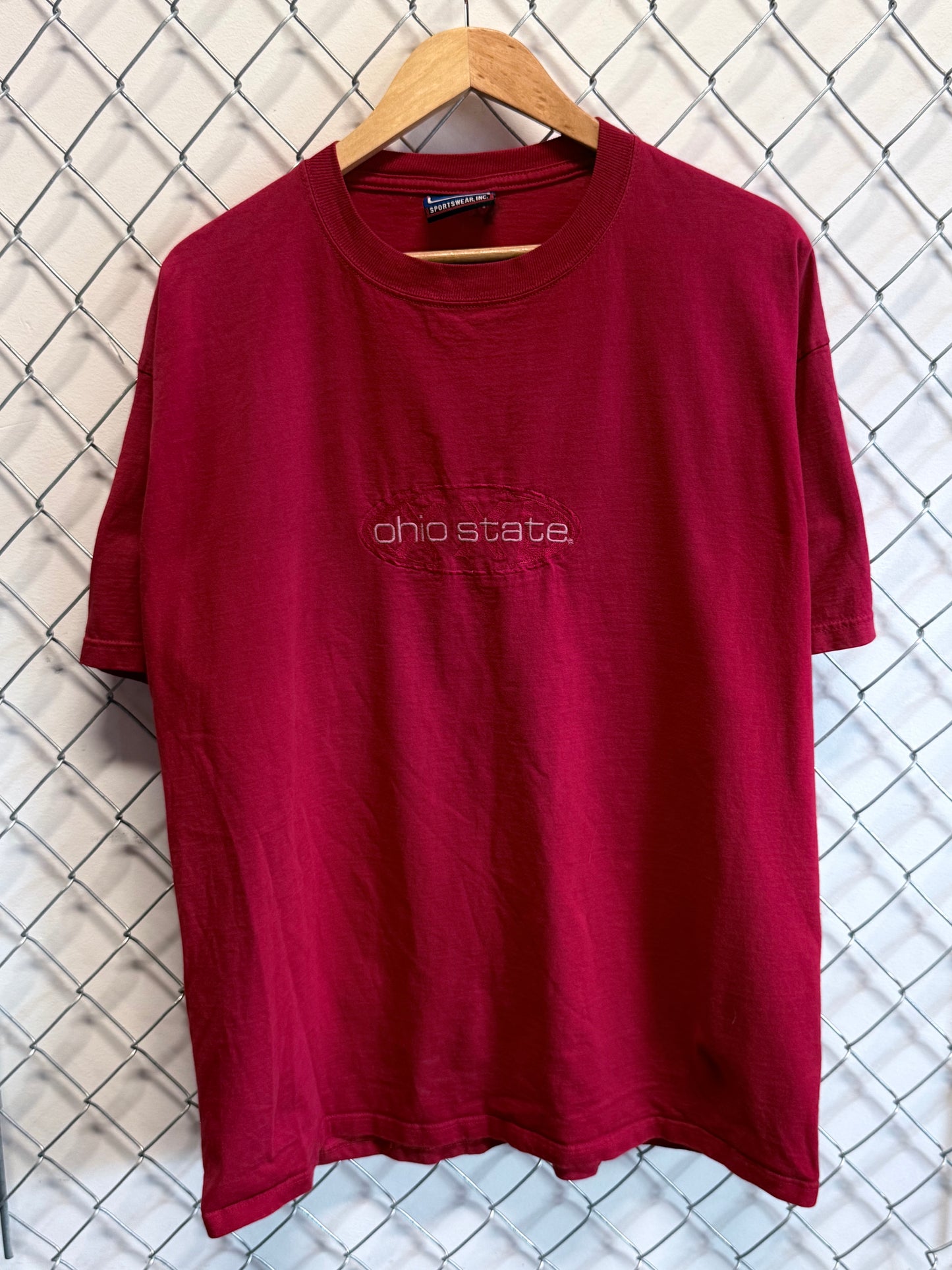 Y2K Ohio State University Red Graphic Tee Size Large