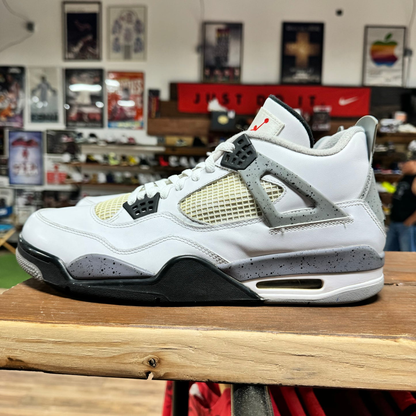 Jordan 4 'White Cement' Size 13