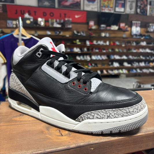 Jordan 3 'Black Cement (2024)' Size 13
