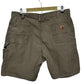 Carhartt Brown Carpenter Shorts Size 38
