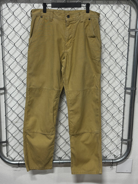 Patagonia Iron Forge Tan Double Knee Carpenter Pants Size 34x31