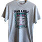 Vintage 90's Missoula Montana Track and Field Graphic Tee Size Medium