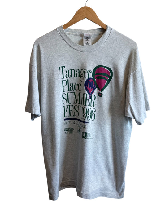 Vintage 1996 Tanager Place Summer Balloon Fest Graphic Tee Size XL