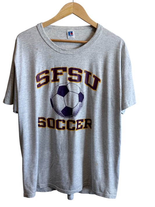Vintage 90's SFSU Soccer Graphic Tee Size XL