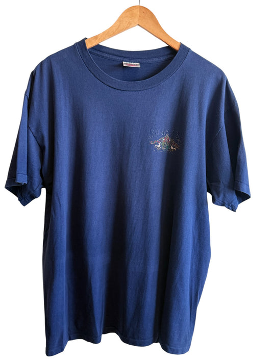 Vintage 90's Faded Seattle Graphic Tee Size XL