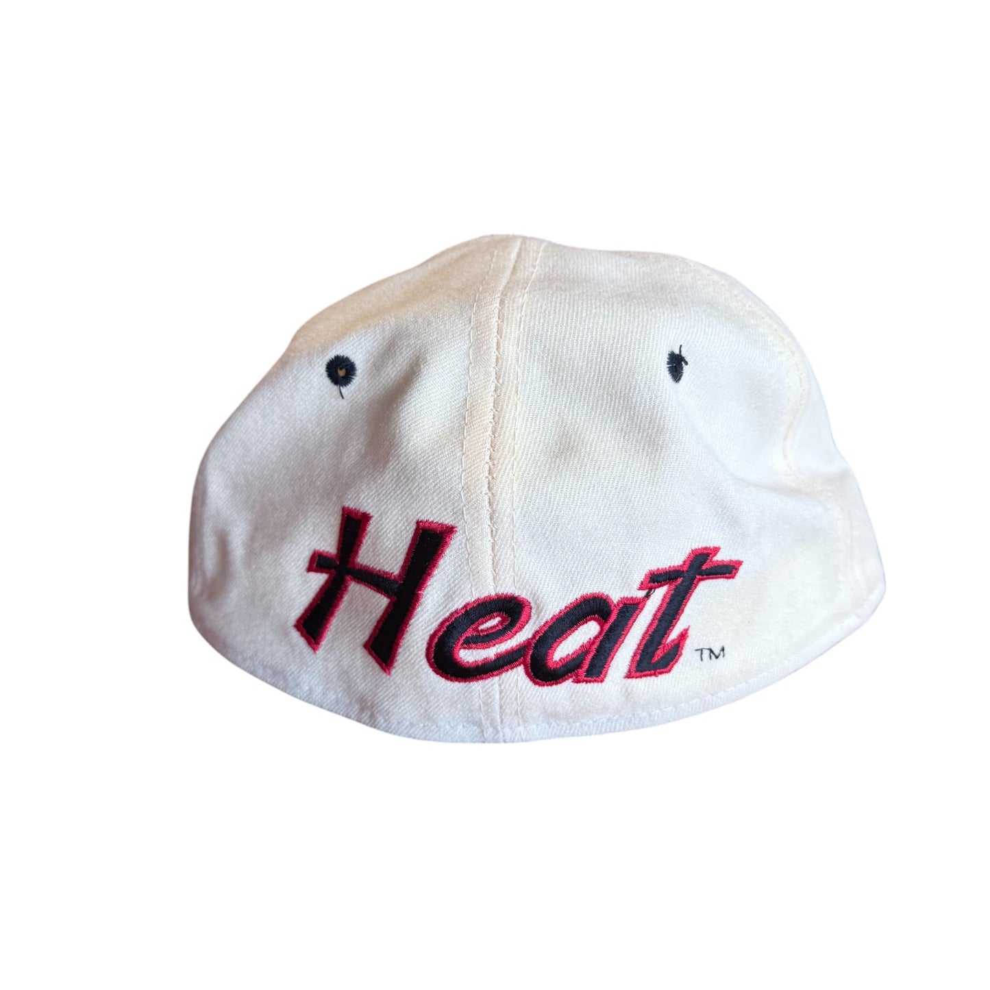 Vintage 90's Sports Specialties Miami Heat NBA Logo Fitted Hat 7 3/8