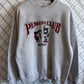 Vintage 90's Penguin Club Jazzercise Cartoon Grey Sweater Size XL