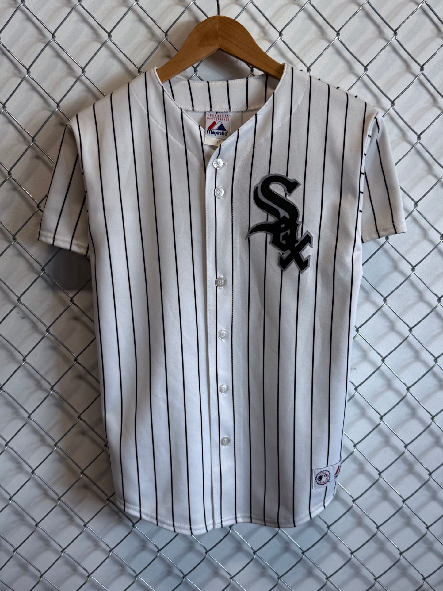 Vintage Chicago White Sox Joe Crede #24 Baseball Majestic Jersey Size Large