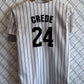 Vintage Chicago White Sox Joe Crede #24 Baseball Majestic Jersey Size Large