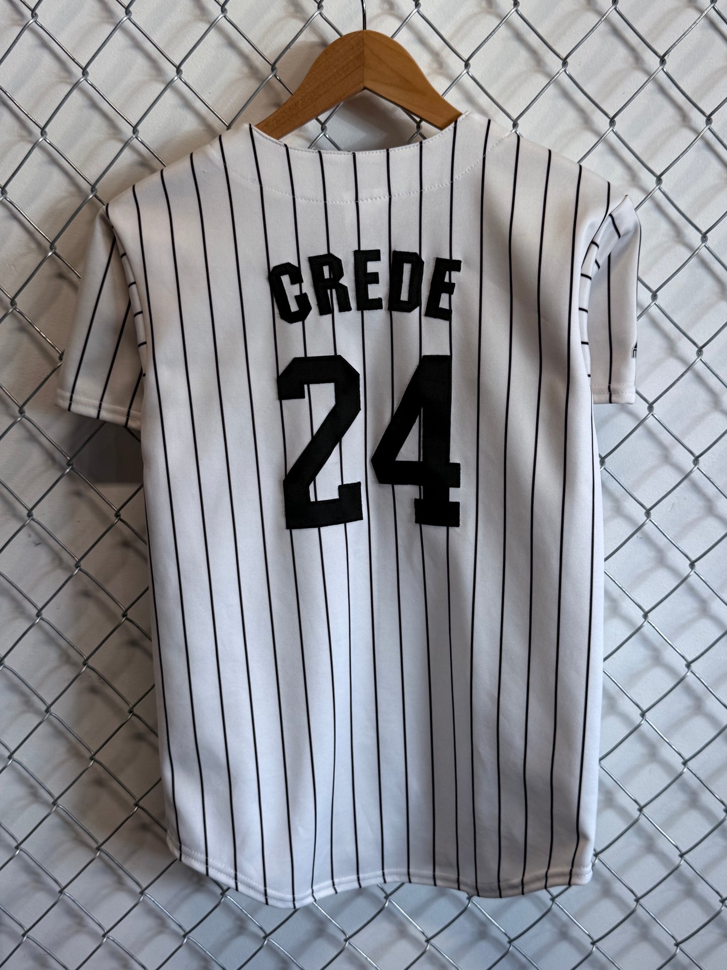 Vintage Chicago White Sox Joe Crede #24 Baseball Majestic Jersey Size Large
