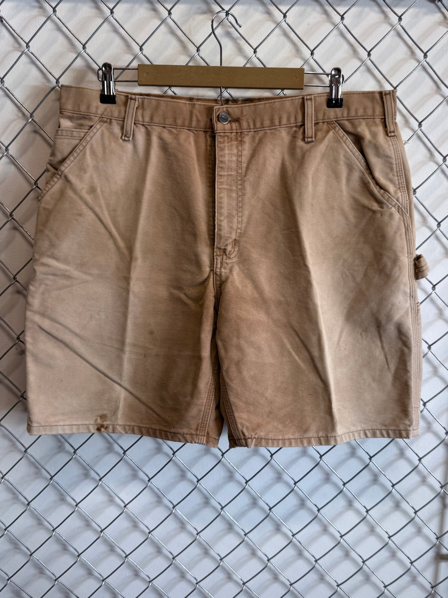 Carhartt Brown Carpenter Shorts Size 38