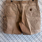 Carhartt Brown Carpenter Shorts Size 38