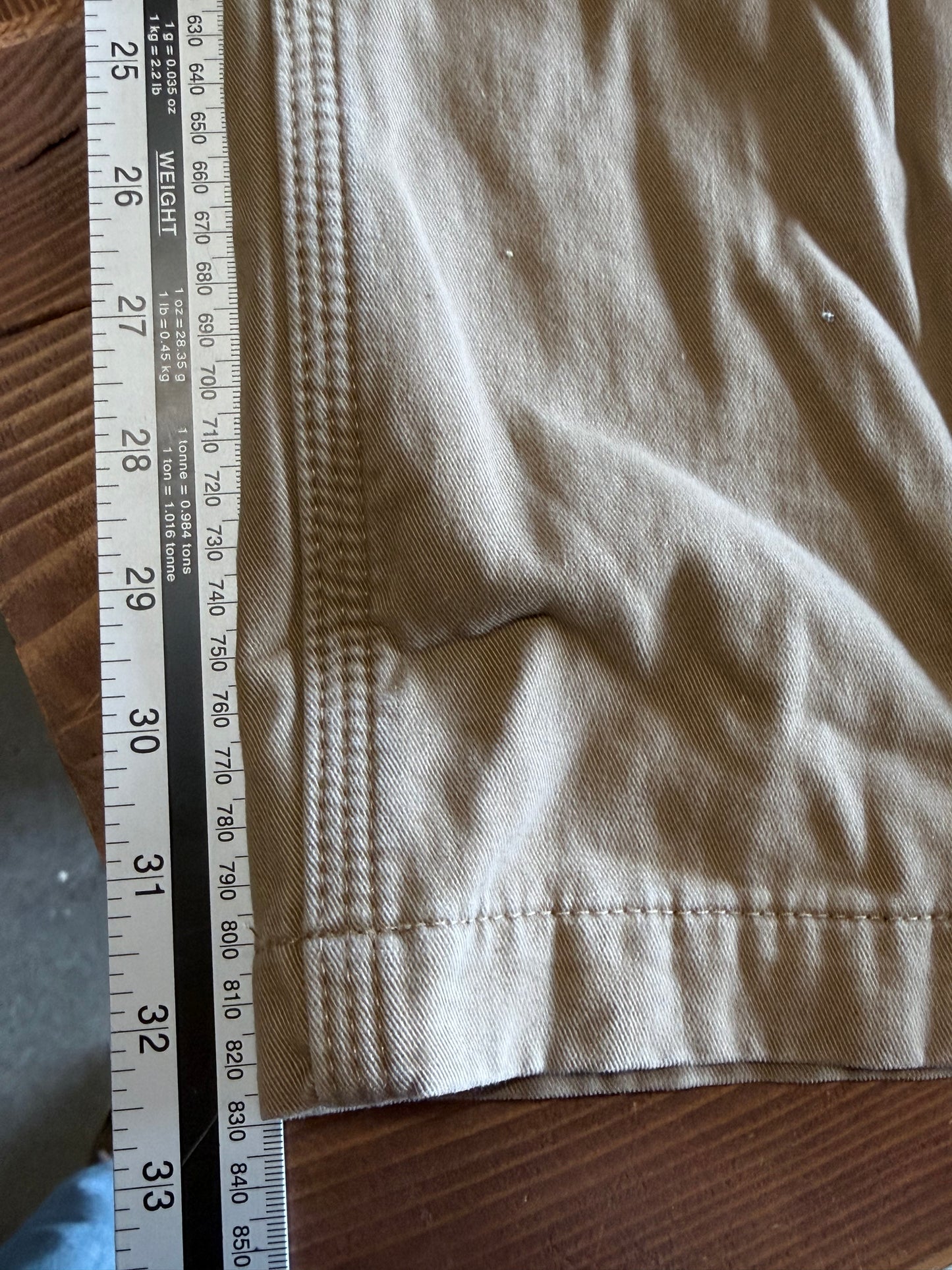 Carhartt Brown Flannel Lined Carpenter Pants Size 38x33