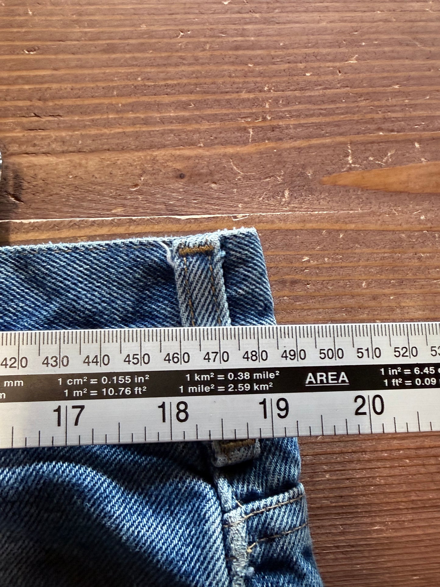 Carhartt Flannel Lined Denim Carpenter Jeans Size 38x32