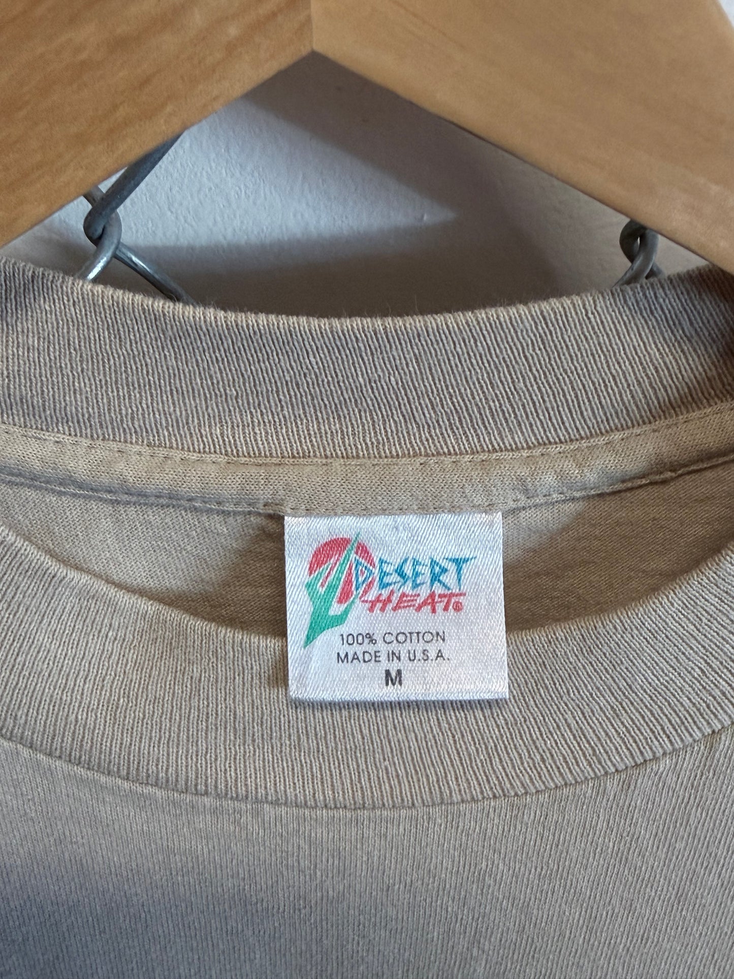 Vintage 90's Montana Glacier National Park Nature Graphic Tee Size Medium