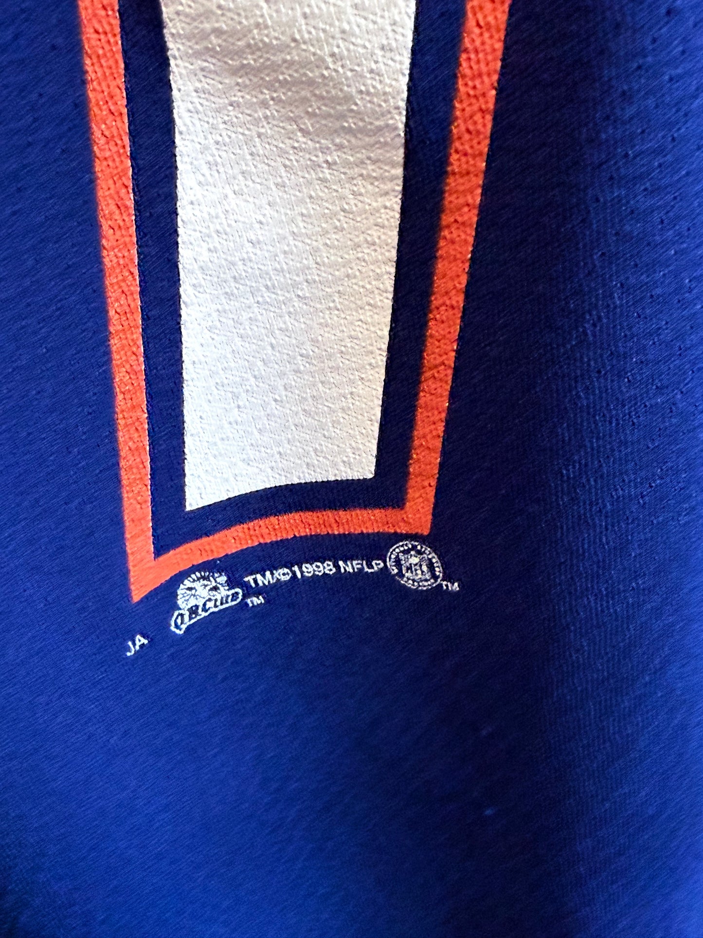 Vintage 90's Denver Broncos John Elway Jersey Style NFL Shirt Size Medium