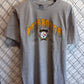 Vintage 90's Pittsburgh Steelers NFL Logo Grey Tee Size Large