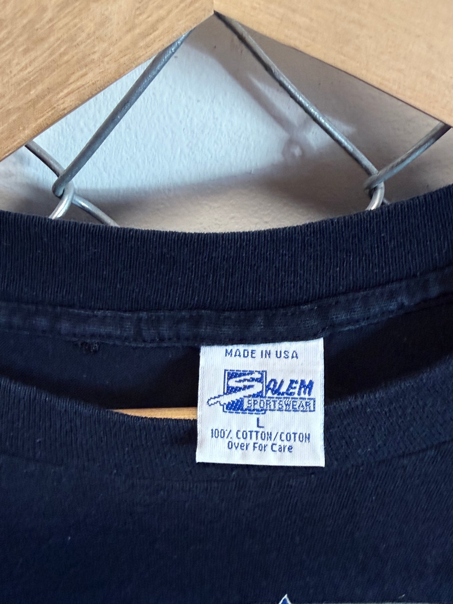 Vintage 1993 Dallas Cowboys Super Bowl Champions Ring Graphic Tee Size Large