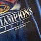 Vintage 1993 Dallas Cowboys Super Bowl Champions Ring Graphic Tee Size Large