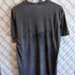 Y2K Quiksilver Boarding Surf Grey Faded Graphic Tee Size Large