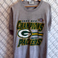 Vintage 1997 Green Bay Packers NFC Champions NFL Graphic Tee Size Large