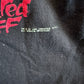 Vintage 90's Be Afraid Scared Stiff Skiing Cartoon Graphic Tee Size Large